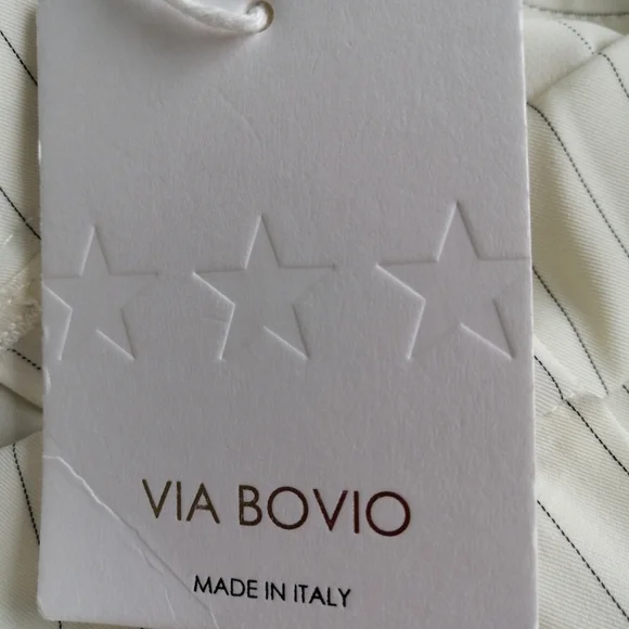 🆕 Via Bovio S Pants made in Italy - Picture 8 of 10